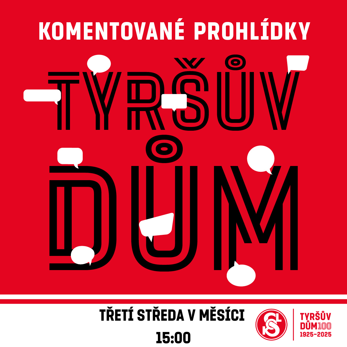 prohlídky Tyršova domu 2026