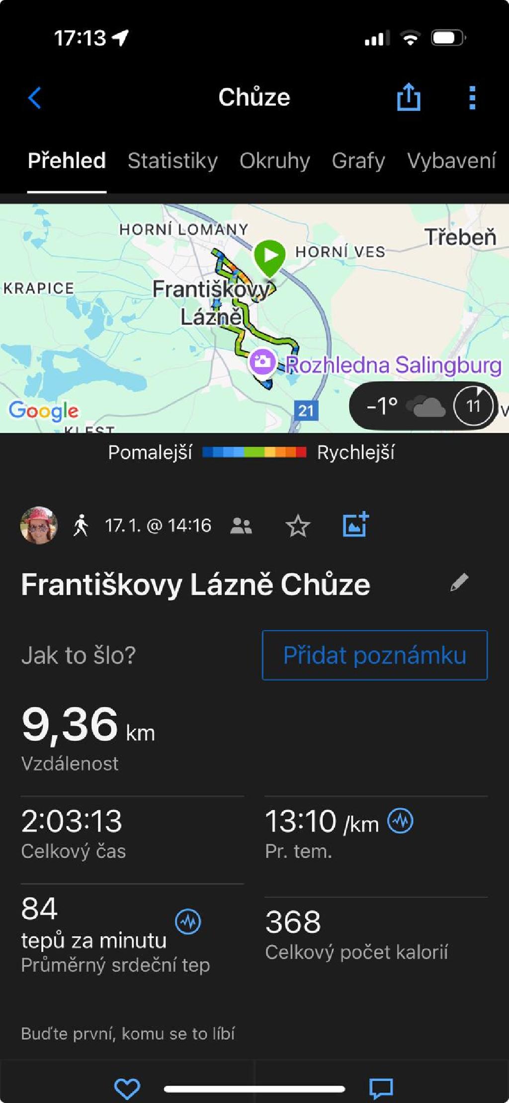 17.1.2025 pochod Františkovy Lázně