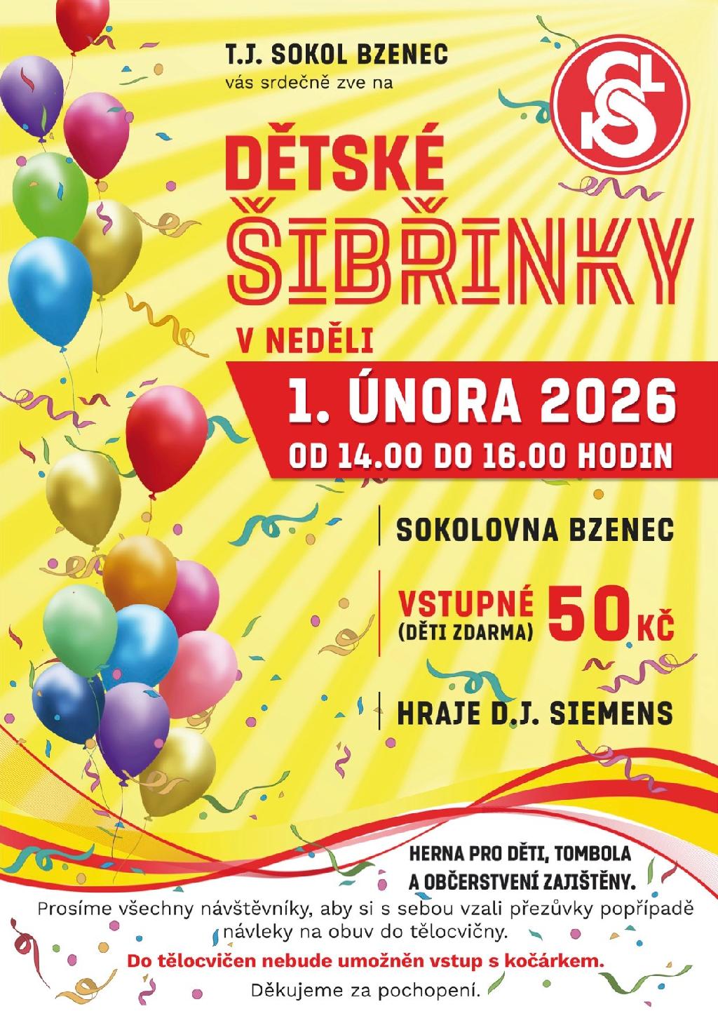 Šibřinky v roce 2026 startují