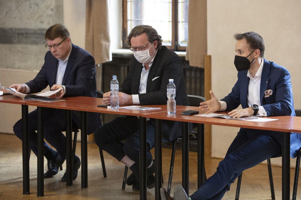 Zleva: Petr Hejma, Petr Hlaváček a Vít Šimral