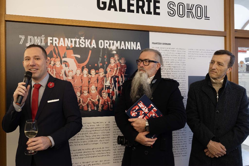 vernisáž Sedm dní Františka Ortmanna