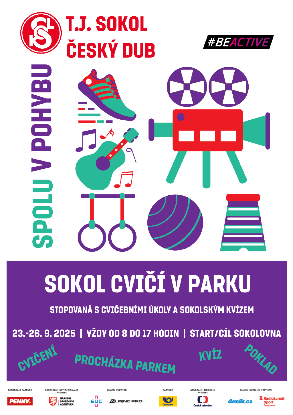 BeActive,  Sokol cvičí v parku, T.J. Sokol Český Dub