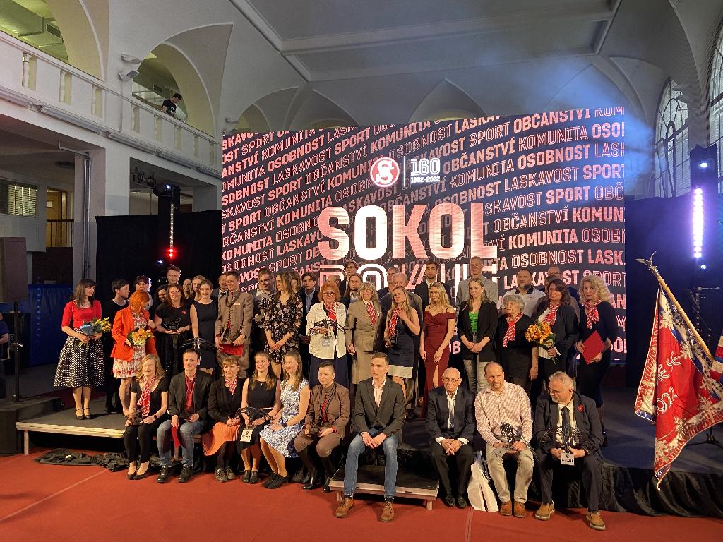 Ocenění v anketě Sokol roku 2021_hromadné foto