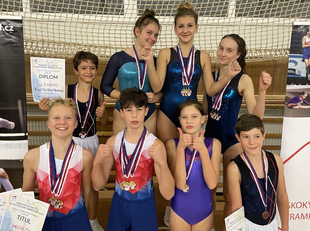 Tituly a medaile MČR trampolíny