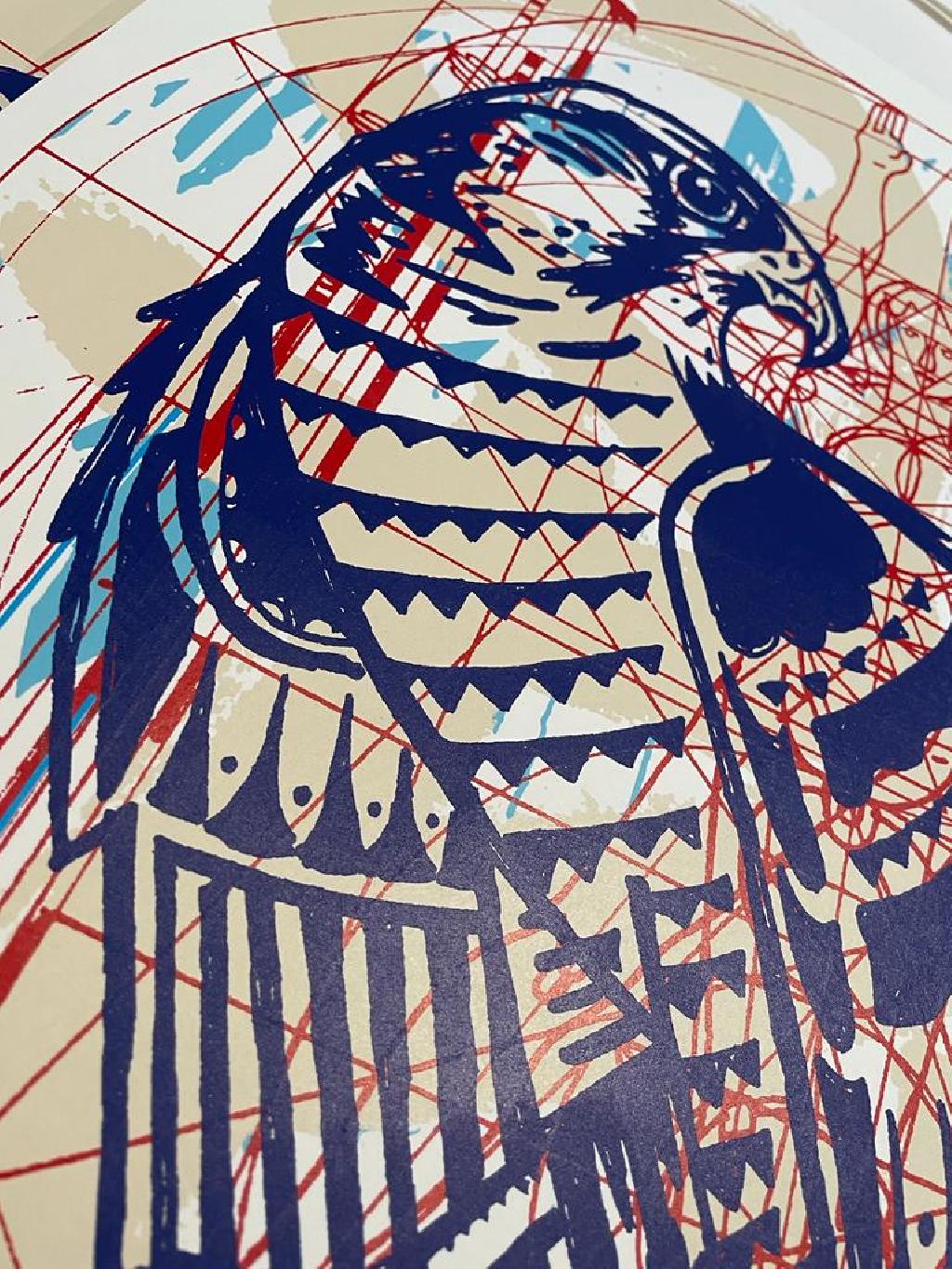 Detail grafiky Michala Škapy