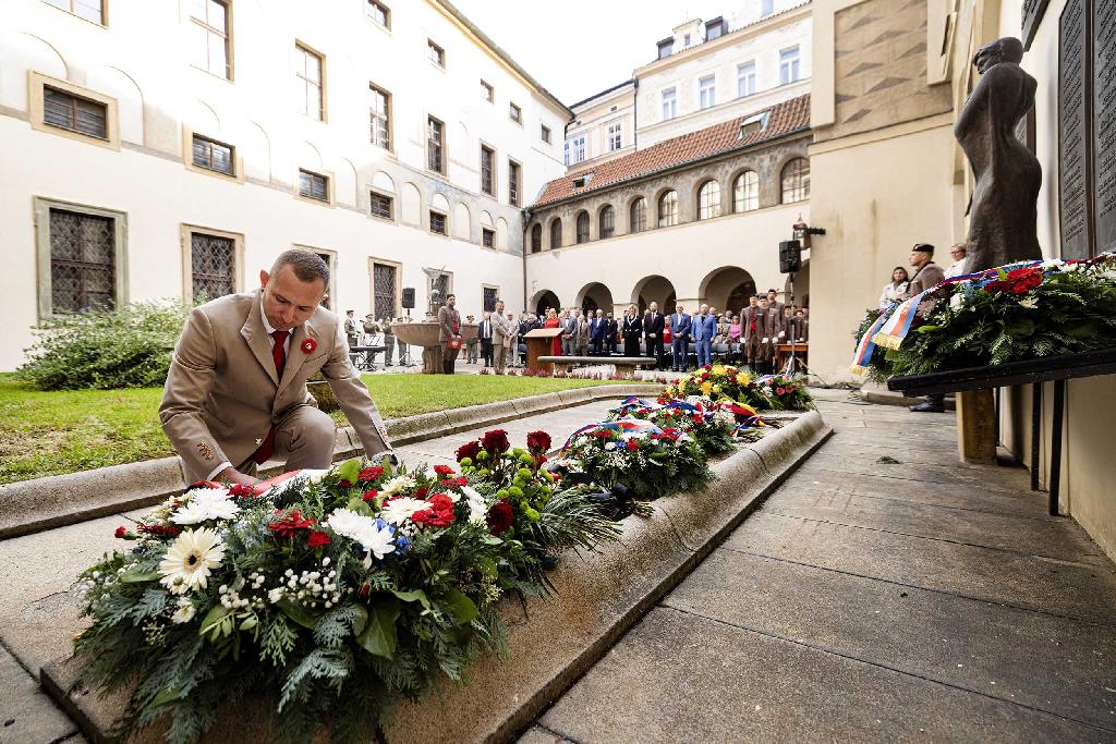 Památný den sokolstva - pieta Michnův palác 2024 - 2