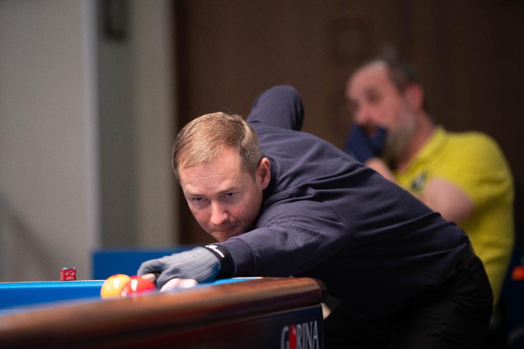 Radek Novák ze Sokola Žižkov I., vicemistr ČR v trojbandu