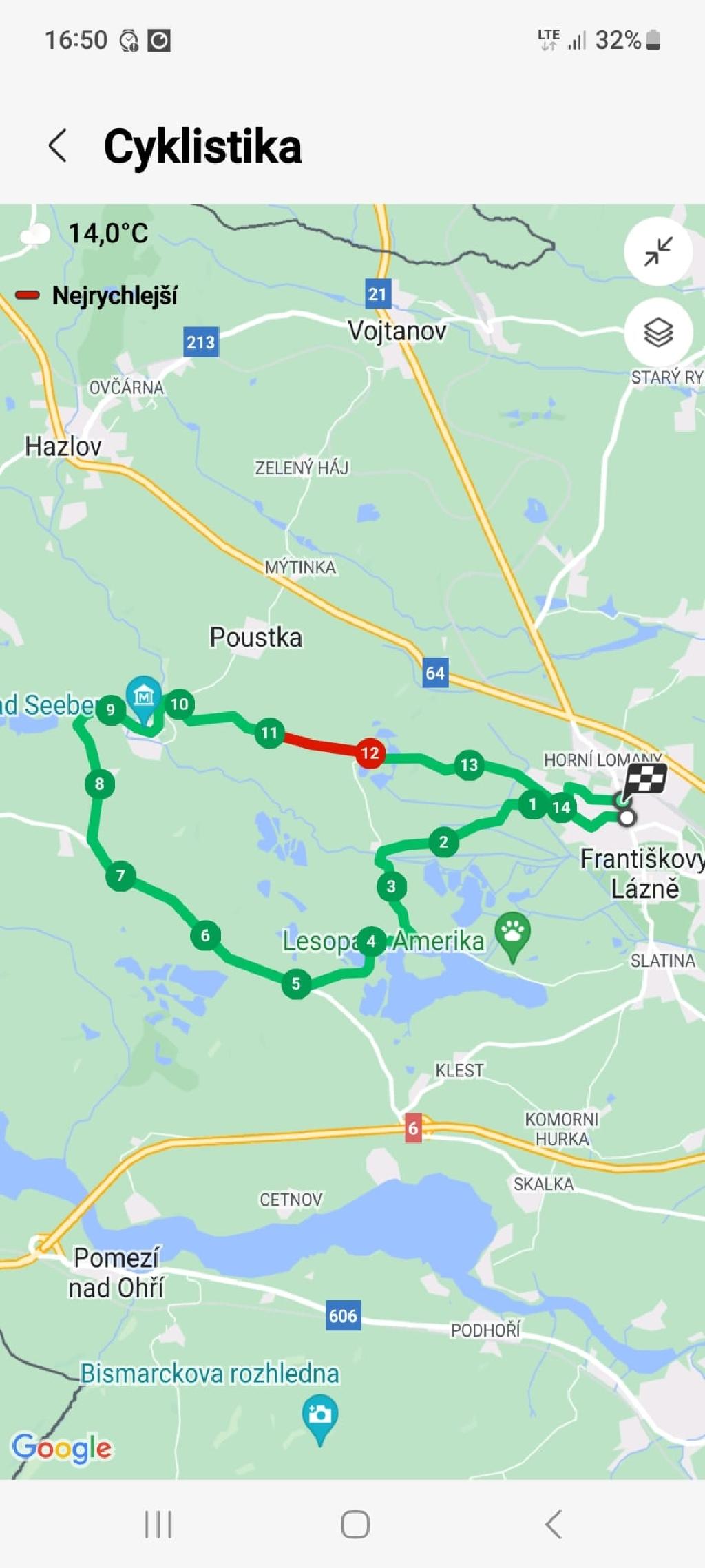 Cyklovýlet Sokol Františkovy Lázně