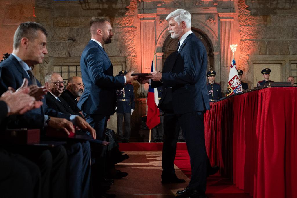 Jan Pecháček - prezident Petr Pavel. Foto KPR: Zuzana Bönisch