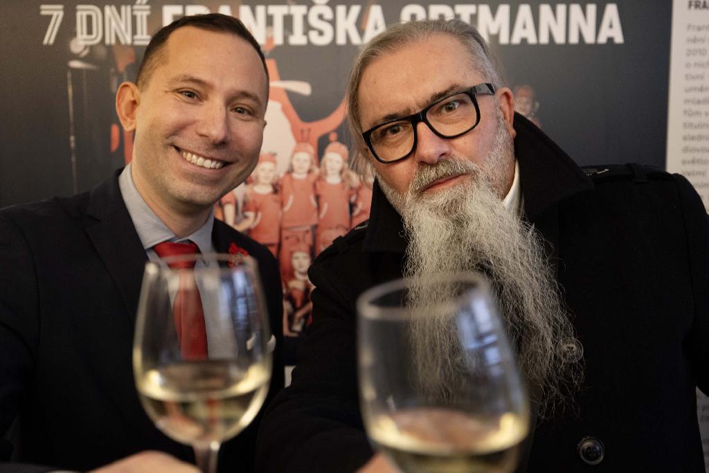 vernisáž Sedm dní Františka Ortmanna