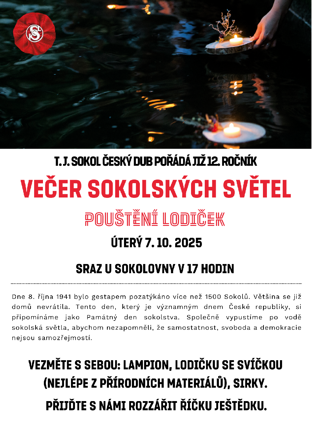 Památný den sokolstva se blíží