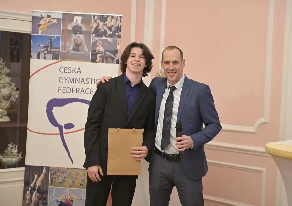 Lukáš Kubík trampolíny - ocenění ČGF 2023
