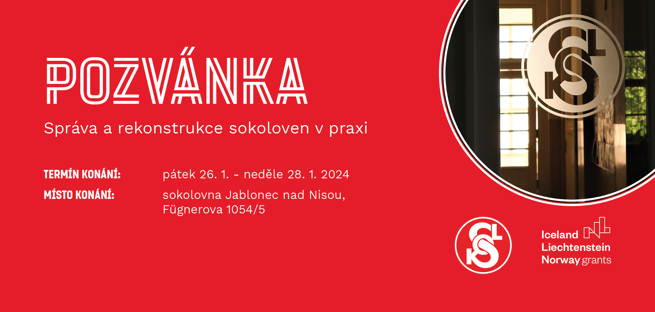pozvánka sokolovny
