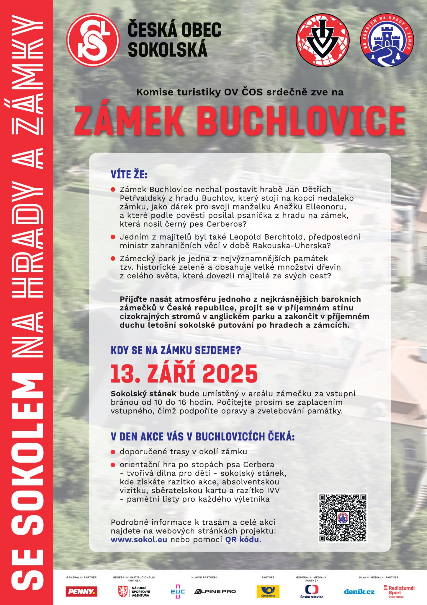 Buchlovice se Sokolem na hrady a zámky